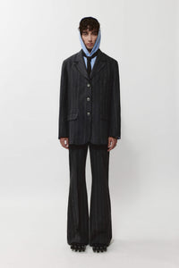 Relaxed blazer grey