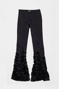 Pleated trouser black
