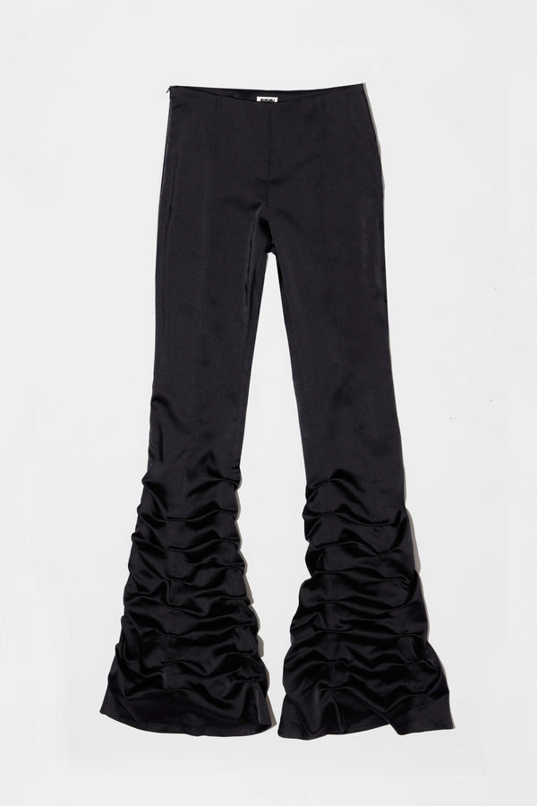 Pleated trouser black