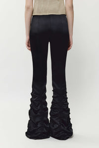 Pleated trouser black