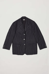 Relaxed blazer grey