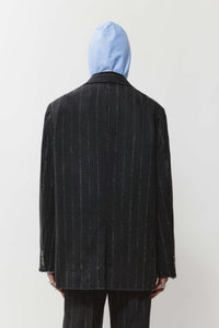 Relaxed blazer grey
