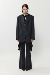 Relaxed blazer grey