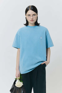 Logo t-shirt blue