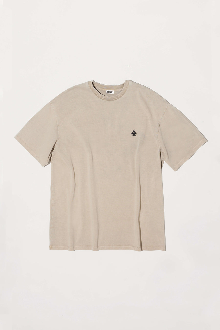 Logo t-shirt beige
