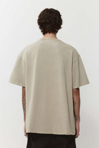 Logo t-shirt beige