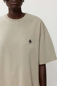 Logo t-shirt beige