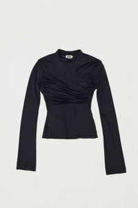 Wrapped top black