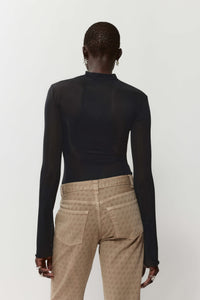 Wrapped top black