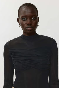 Wrapped top black