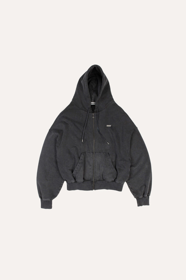 Shoulderless hoodie