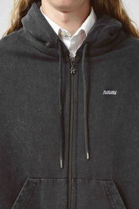 Shoulderless hoodie