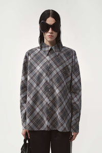 Sam shirt checked grey