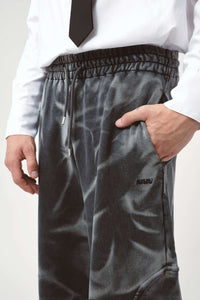 Pia sweatpant sprayed black/grey