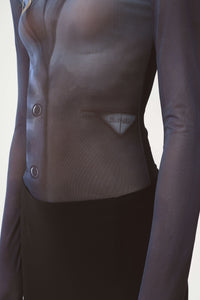 Tindra turtleneck top printed suit