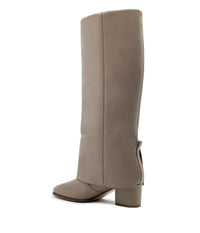 GEORGINA CALF LEATHER IN TAUPE
