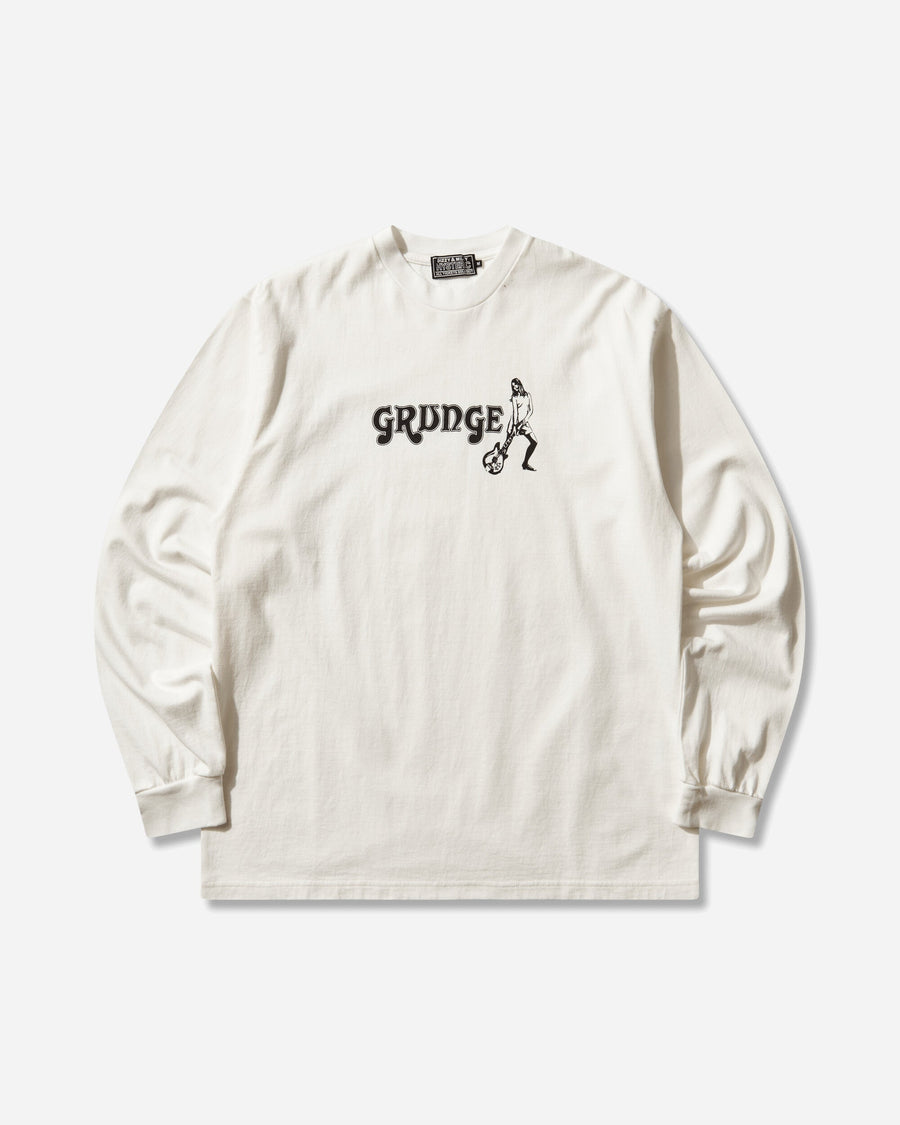 Hysteric Glamour Grunge Tshirt White T-Shirts Longsleeve 02261CL01 00