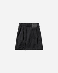 Hysteric Glamour Wmns Apple Panda Embroidered Side Lace-Up Denim Mini Skirt Multi Skirts Mini 01253AK01 96
