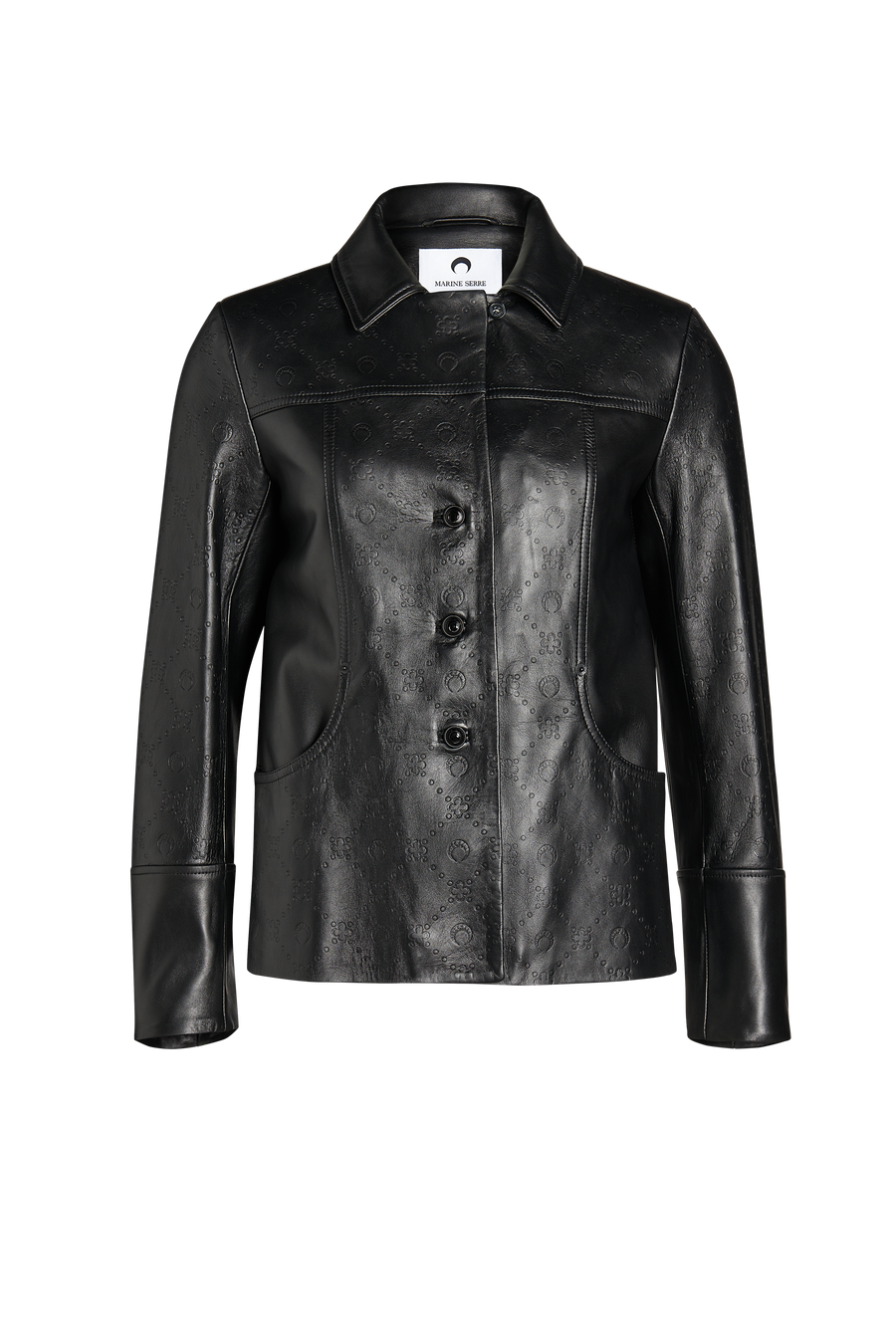 Regenerated Moonogram Leather Jacket