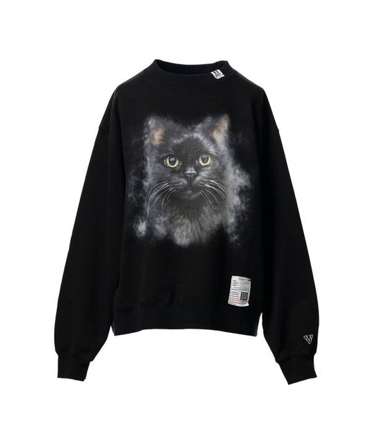 Sweatshirt imprimé chat