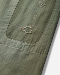 KAPITAL Herringbone Fatigue Baggy Pants (Rushfiled Remake) Khaki Pants Casual K2503LP096 KHAKI