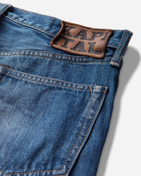 KAPITAL 13.5Oz Zimbabwe Denim 5P Monkey Th (Pro) Washed Indigo Pants Denim K2502LP008 PRO