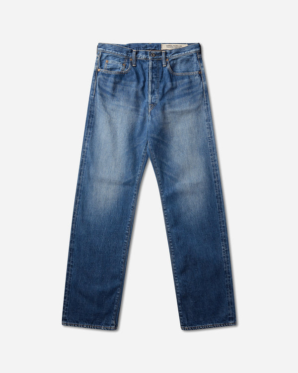 KAPITAL 13.5Oz Zimbabwe Denim 5P Monkey Th (Pro) Washed Indigo Pants Denim K2502LP008 PRO