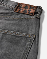 KAPITAL 14Oz Black Denim 5P Shorts (Bone) Na Black Shorts Denim Short EK-1449SPA BLACK
