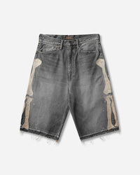 KAPITAL 14Oz Black Denim 5P Shorts (Bone) Na Black Shorts Denim Short EK-1449SPA BLACK