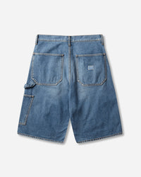KAPITAL 14Oz Denim Shorts (Studs Remake) Washed Indigo Shorts Denim Short EK-1626SP PRO
