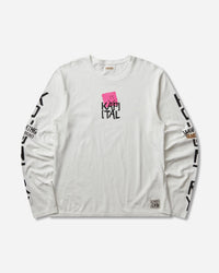 KAPITAL 20/-Jersey Crew Long Sleeve T (Peckish Kap) Pink T-Shirts Longsleeve K2503LC064 PINK