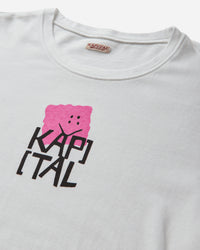 KAPITAL 20/-Jersey Crew Long Sleeve T (Peckish Kap) Pink T-Shirts Longsleeve K2503LC064 PINK