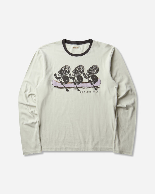 KAPITAL 20/-Jersey Long Sleeve T ("A" Sheep) Gray T-Shirts Longsleeve K2509LC034 GRAY