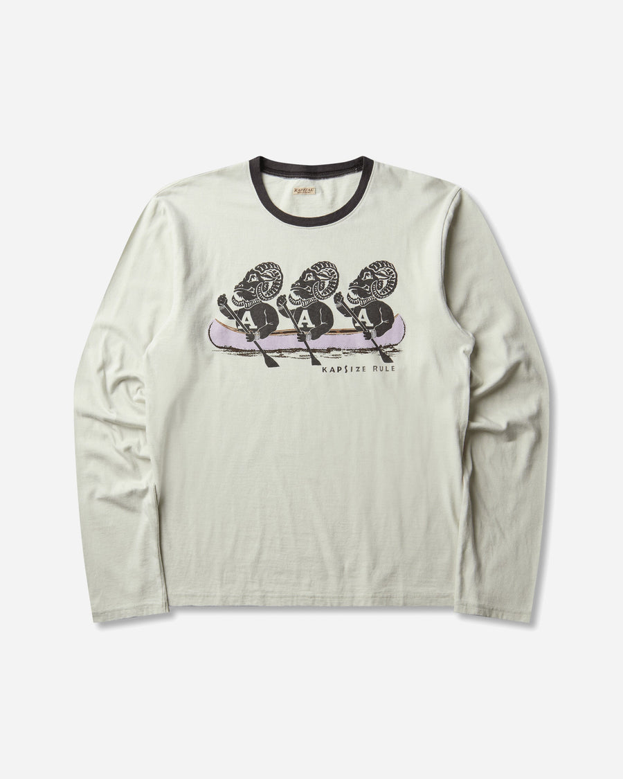 KAPITAL 20/-Jersey Long Sleeve T ("A" Sheep) Gray T-Shirts Longsleeve K2509LC034 GRAY