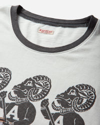 KAPITAL 20/-Jersey Long Sleeve T ("A" Sheep) Gray T-Shirts Longsleeve K2509LC034 GRAY