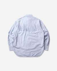 KAPITAL Cotton Stripe Fringed Husky Western Shirt Big Border Shirts Longsleeve Shirt K2503LS044 BIGBORDER