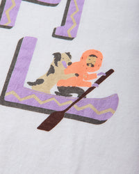 KAPITAL 20/-Jersey Crew T (Canoe Kapital) Purple T-Shirts Shortsleeve K2508SC005 PURPLE