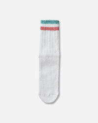 KAPITAL 60 Yarns Ivy Rainbowy Happy Heel-Hold Socks White - Pink Underwear Socks K2504XS534 WHTXPNK
