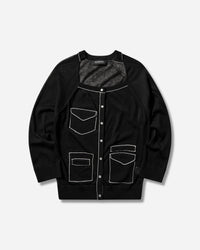 Kiko Kostadinov Wmns Kreiner Knit Cardigan Black Knitwears Cardigans KKWSS26KN09-105 001