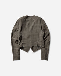 Kiko Kostadinov Andras Tailored Jacket Taupe Check Coats and Jackets Jackets KKSS26J01 39