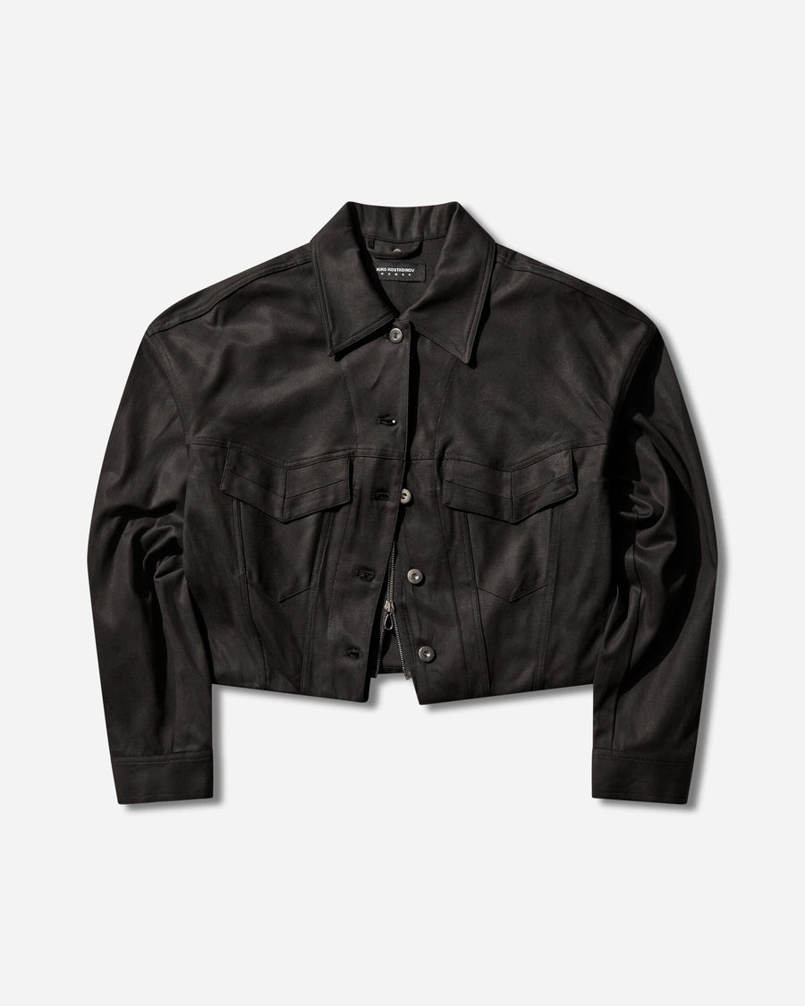 Kiko Kostadinov Wmns Centennial Jacket Washed Anthracite Coats and Jackets Jackets KKWSS26J08-37 001