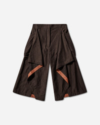Kiko Kostadinov Wmns Dahlia Draped Shorts Dark Elm Shorts Short KKWSS26T07-19 001