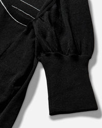 Kiko Kostadinov Wmns Kreiner Knit Polo Black Knitwears Sweaters KKWSS26KN11-111 001
