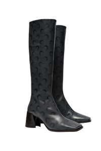 Moon Airbrushed Leather Ms Block High