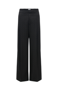 Moon Diamant Jacquard Wide Leg Pants