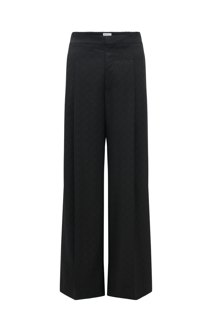 Moon Diamant Jacquard Wide Leg Pants