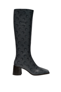 Moon Airbrushed Leather Ms Block High