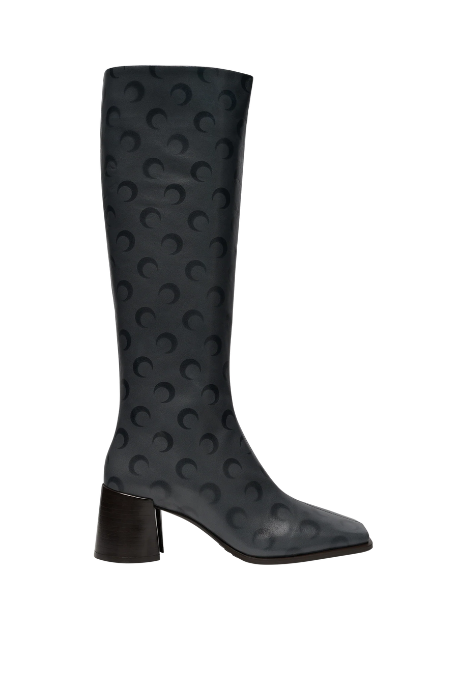 Moon Airbrushed Leather Ms Block High