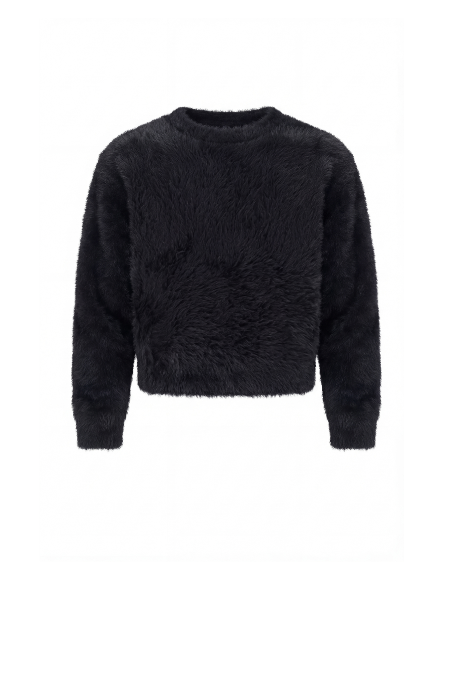 WILD PUFFY KNIT CREWNECK PULLOVER