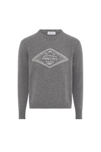 Clean Wool Knit Crewneck Sweater